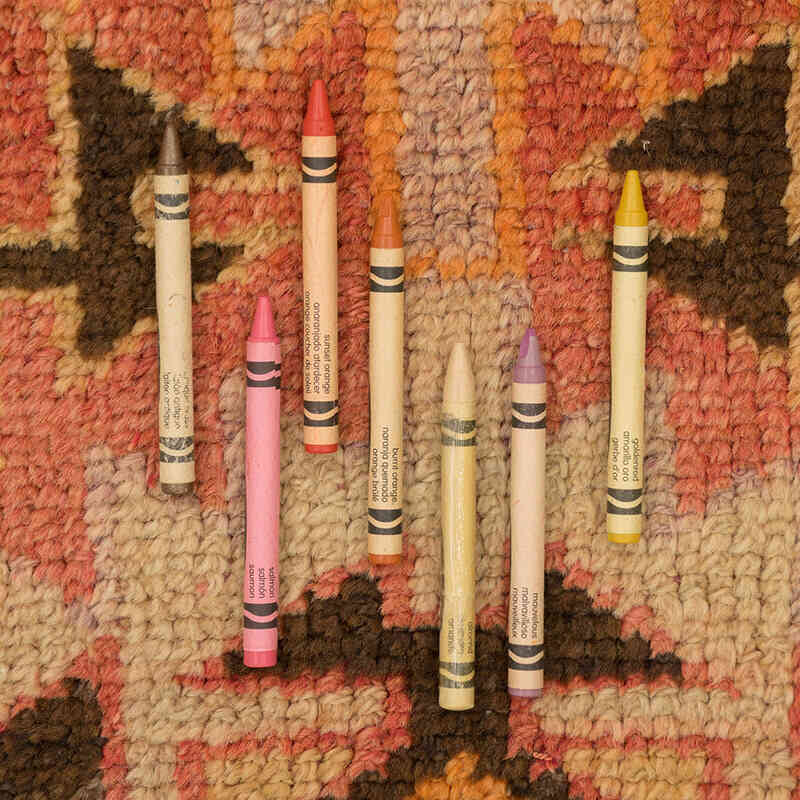 Alfombra Vintage de pasillo - 78 cm x 423 cm - K0075023