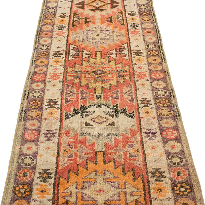 Alfombra Vintage de pasillo - 78 cm x 423 cm - K0075023