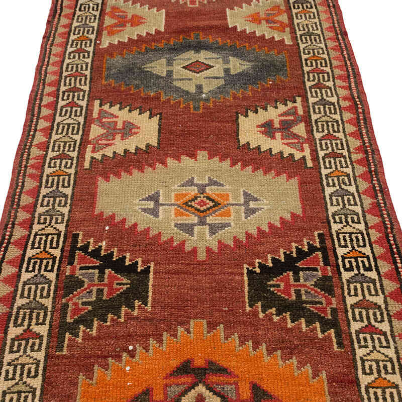 Vintage Anadolu Yolluk - 85 cm x 386 cm - K0075024