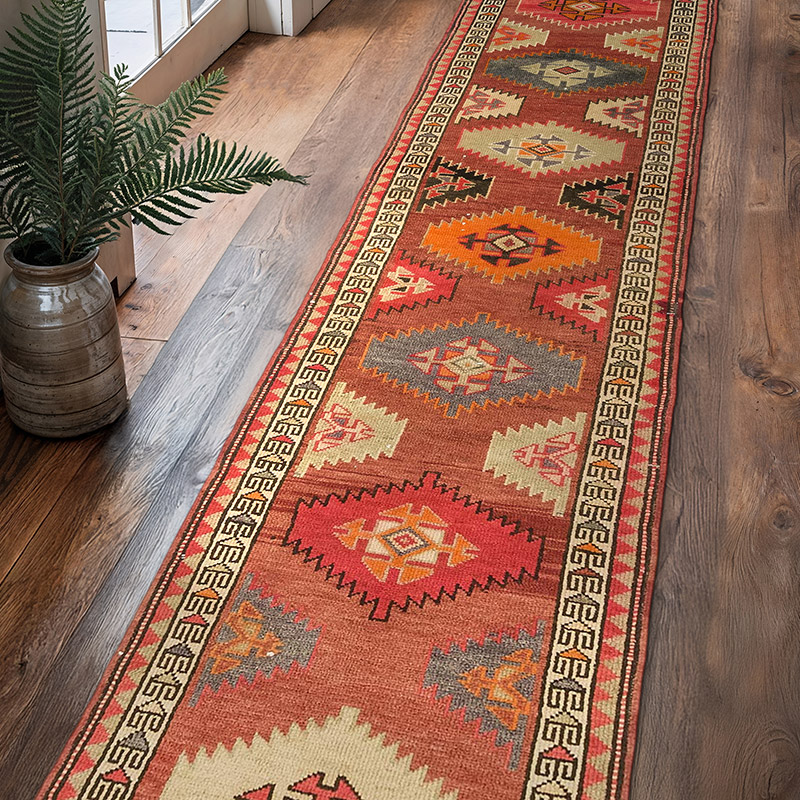 Vintage Anadolu Yolluk - 85 cm x 386 cm - K0075024