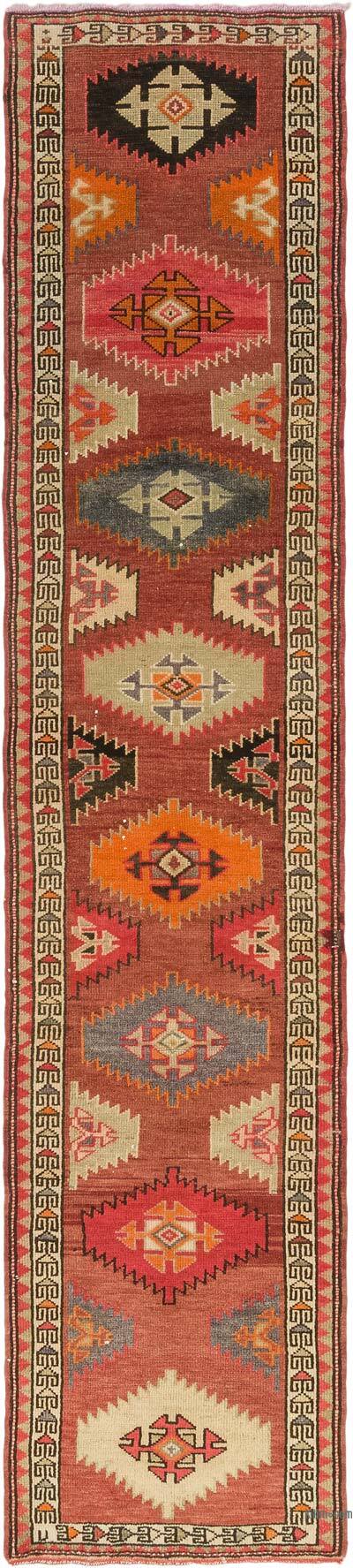 Vintage Tribal Runner Rug - 2' 9" x 12' 8" (33" x 152")