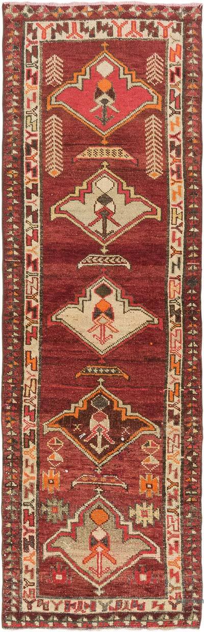 Vintage Anadolu Yolluk - 90 cm x 282 cm