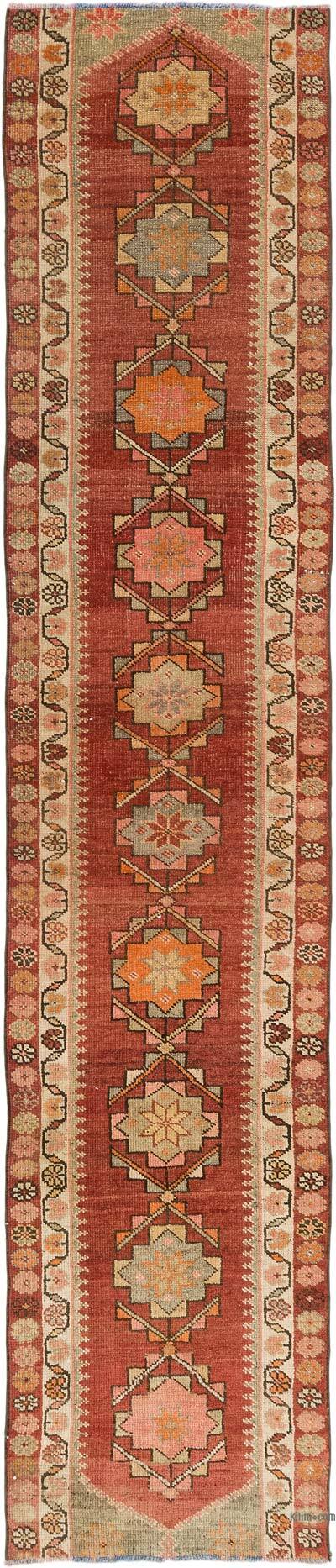 Vintage Tribal Runner Rug - 2' 8" x 12' 10" (32" x 154")