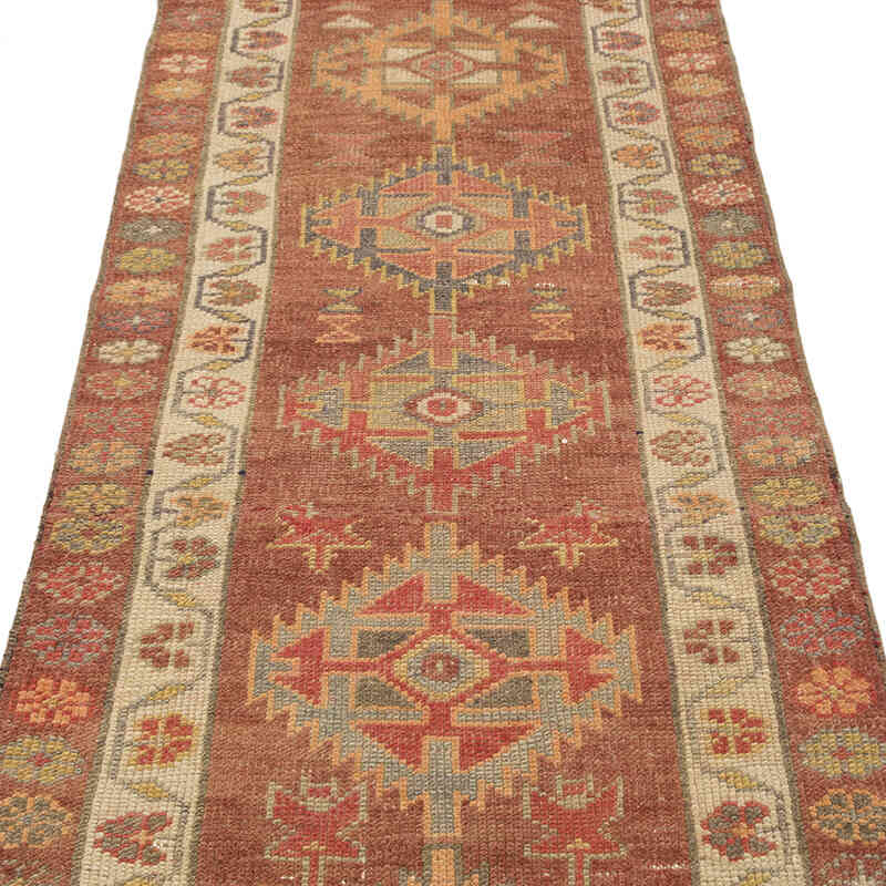 Vintage Anadolu Yolluk - 84 cm x 290 cm - K0075029
