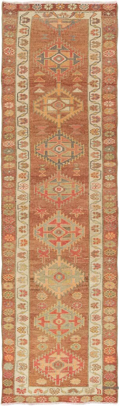 Vintage Anadolu Yolluk - 84 cm x 290 cm