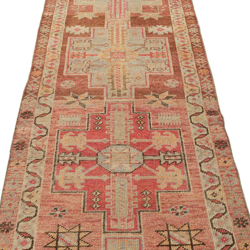 Vintage Tribal Runner Rug - 2' 9" x 9' 11" (33" x 119") - K0075030