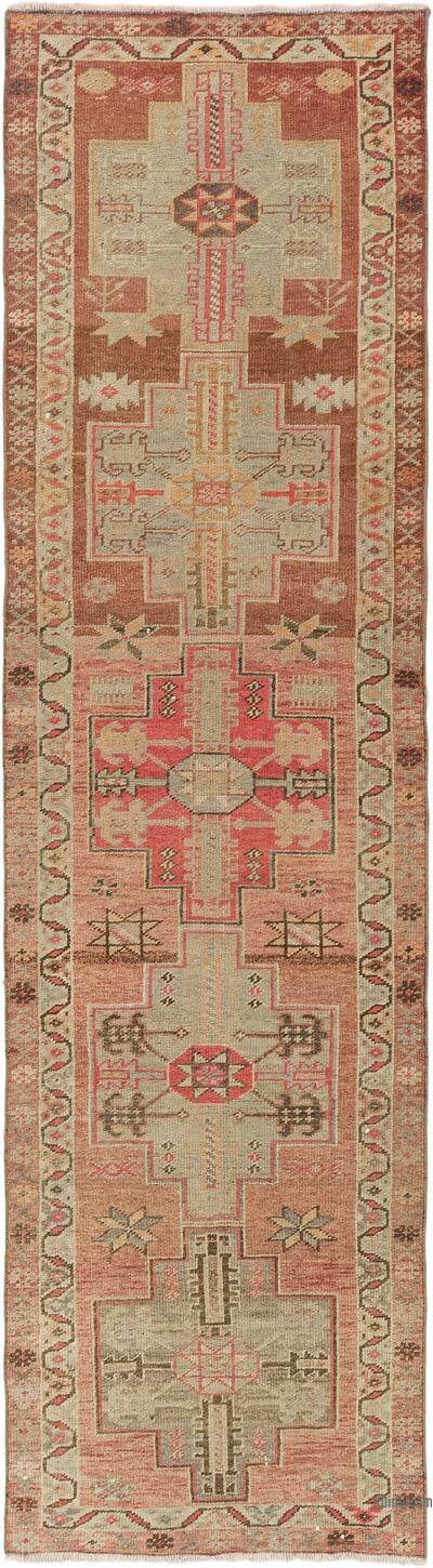 Vintage Tribal Runner Rug - 2' 9" x 9' 11" (33" x 119")