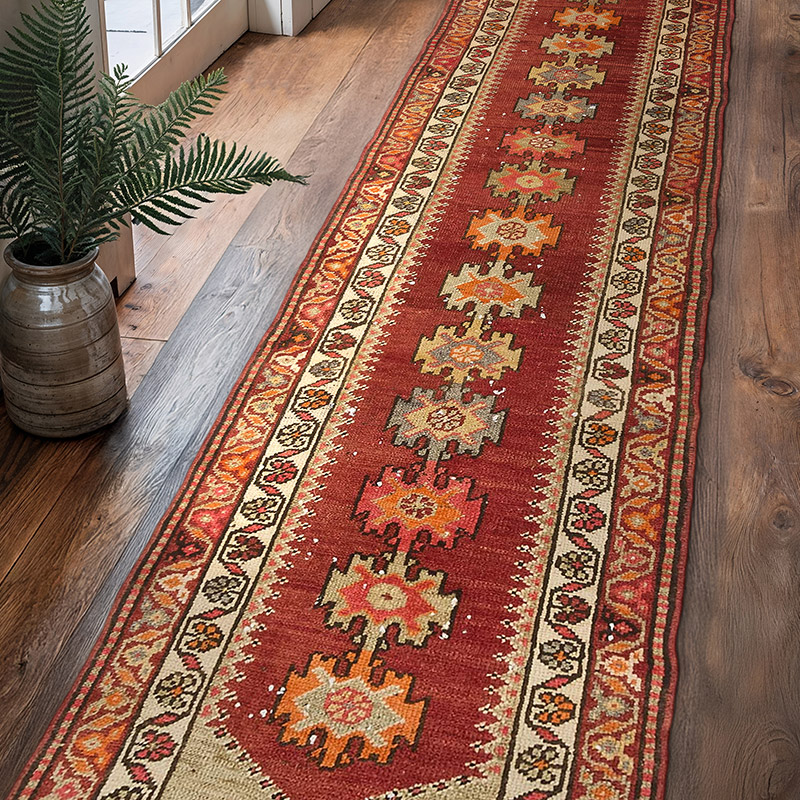 Vintage Anadolu Yolluk - 86 cm x 351 cm - K0075041