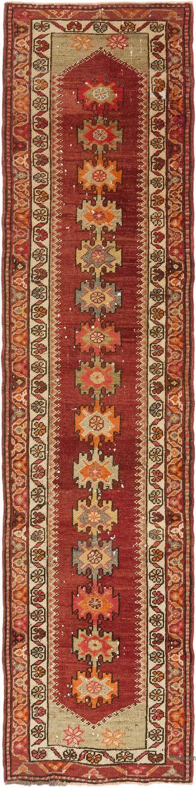 Vintage Tribal Runner Rug - 2' 10" x 11' 6" (34" x 138")