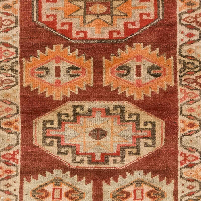 Vintage Tribal Runner Rug - 2' 11" x 11' 3" (35" x 135") - K0075045