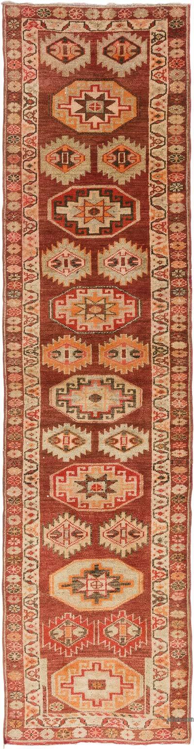 Vintage Tribal Runner Rug - 2' 11" x 11' 3" (35" x 135")
