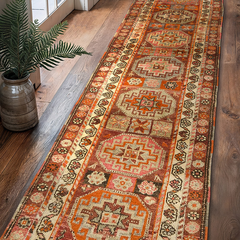 Vintage Anadolu Yolluk - 91 cm x 339 cm - K0075046