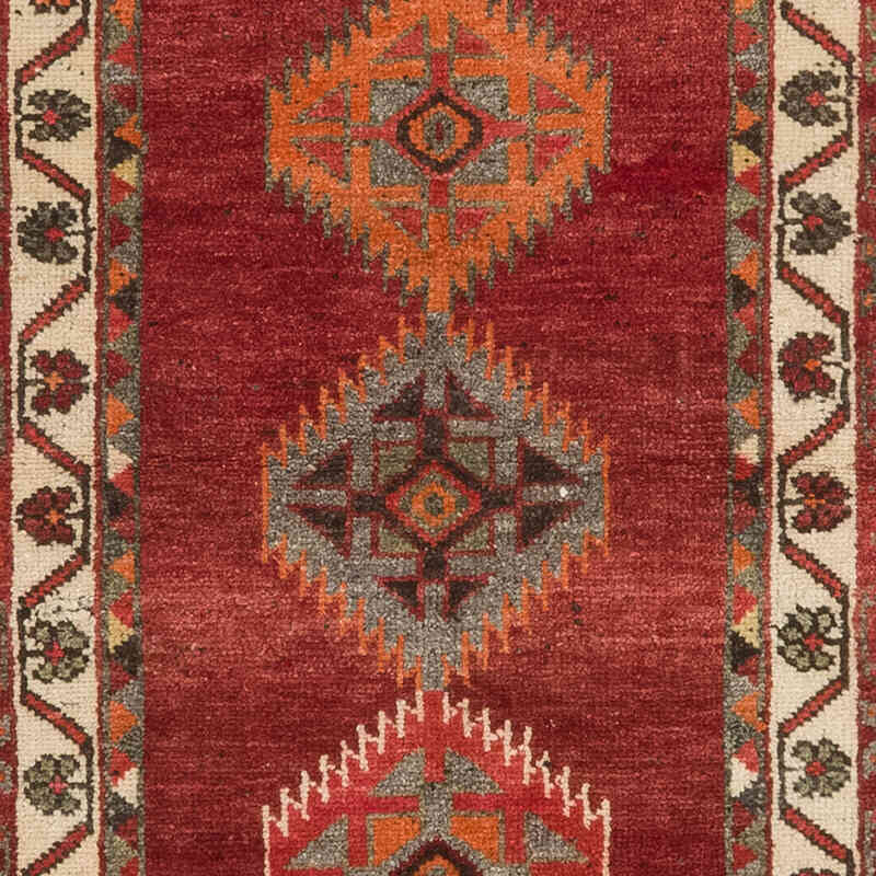 Alfombra Vintage de pasillo - 92 cm x 361 cm - K0075048