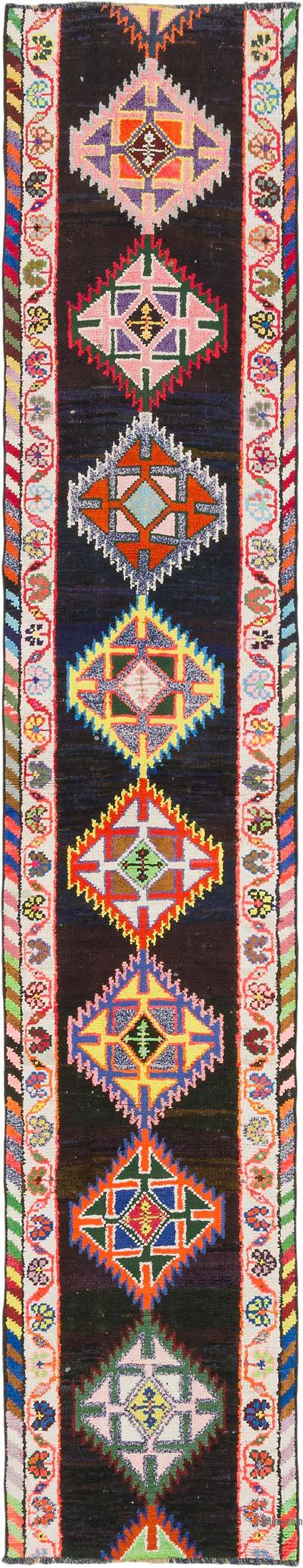 Alfombra Vintage de pasillo - 68 cm x 345 cm