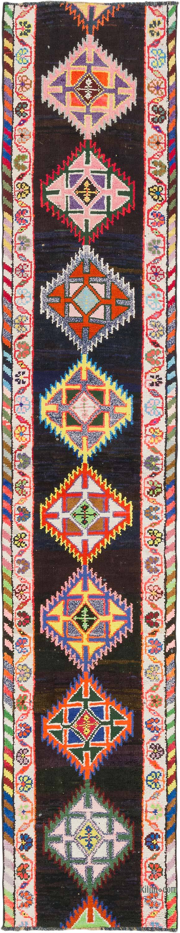 Vintage Tribal Runner Rug - 2' 3" x 11' 4" (27" x 136") - K0075050