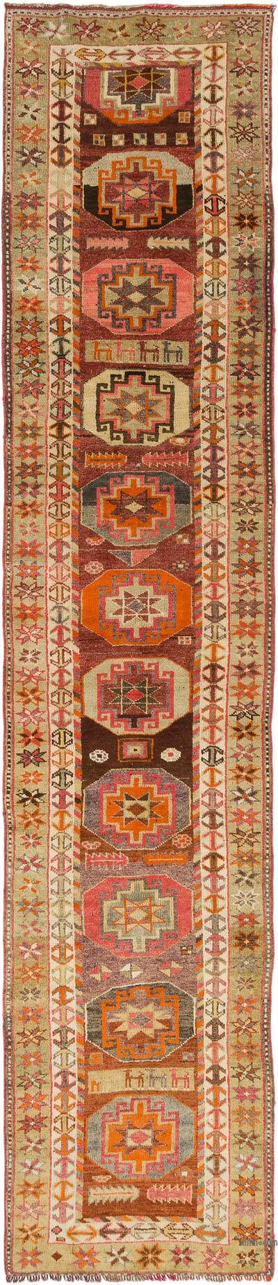 Alfombra Vintage de pasillo - 88 cm x 420 cm