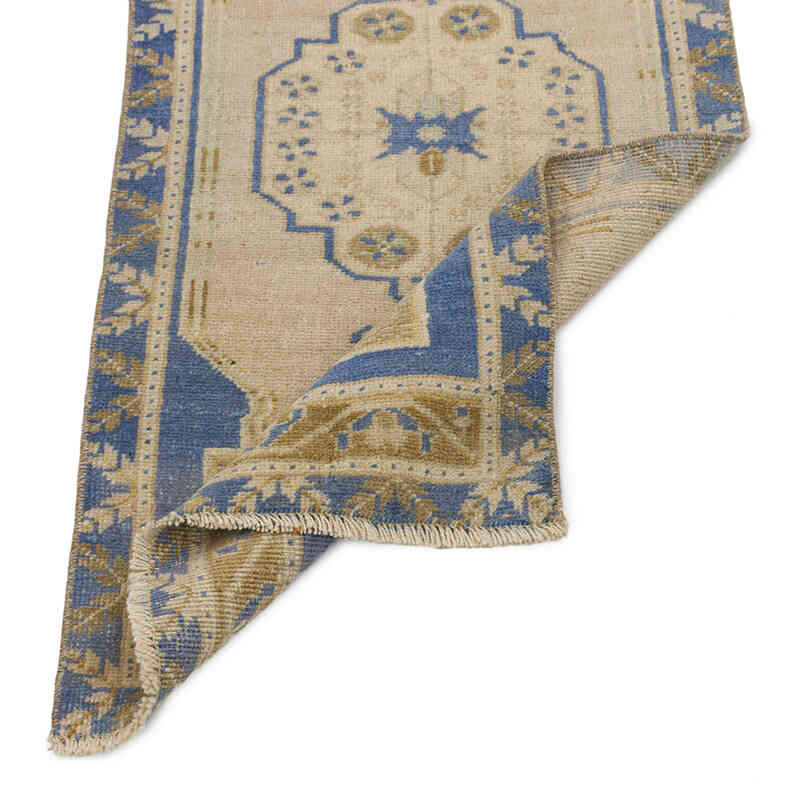 Vintage Turkish Hand-Knotted Rug - 1' 8" x 3' 6" (20" x 42") - K0075058