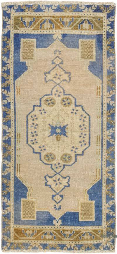 El Dokuma Vintage Halı - 50 cm x 106 cm