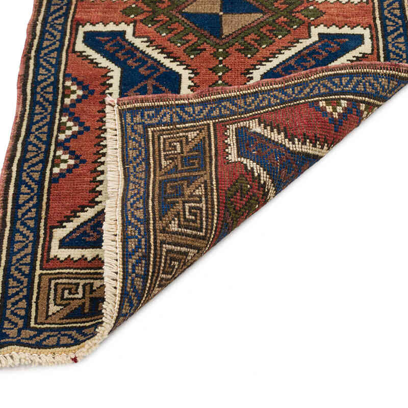Alfombra Vintage Turca Anudada a Mano - 51 cm x 101 cm - K0075059