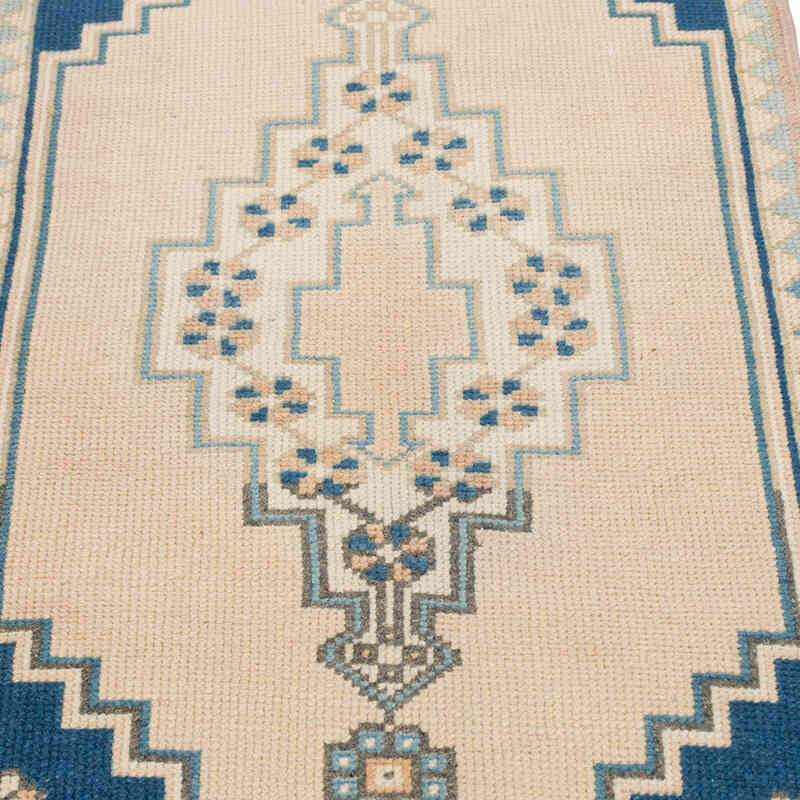 Alfombra Vintage Turca Anudada a Mano - 64 cm x 107 cm - K0075068