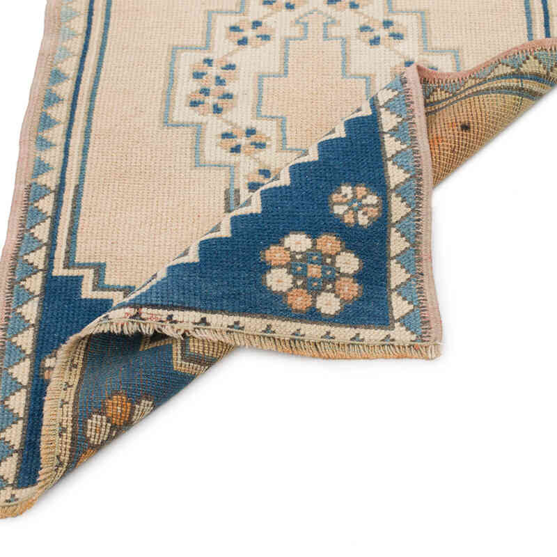 Alfombra Vintage Turca Anudada a Mano - 64 cm x 107 cm - K0075068