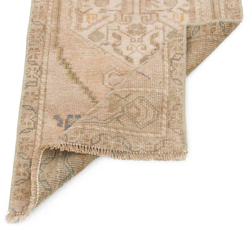 El Dokuma Vintage Halı - 46 cm x 117 cm - K0075069