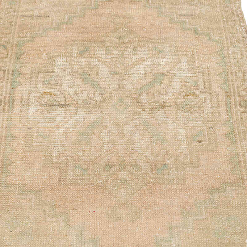 Alfombra Vintage Turca Anudada a Mano - 56 cm x 88 cm - K0075070