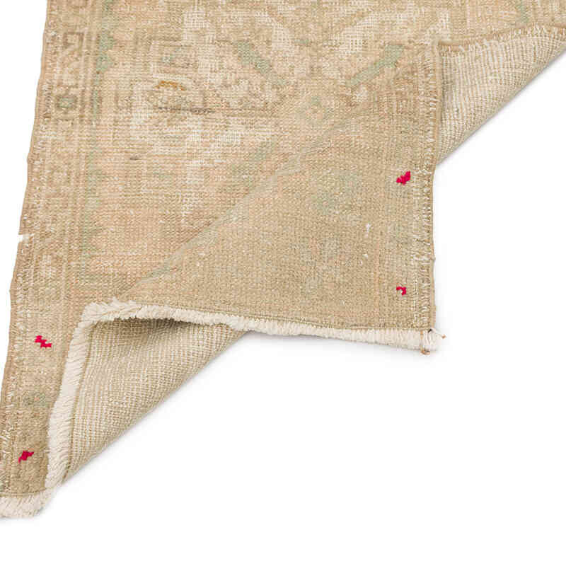 Alfombra Vintage Turca Anudada a Mano - 56 cm x 88 cm - K0075070