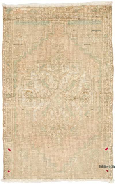 Alfombra Vintage Turca Anudada a Mano - 56 cm x 88 cm