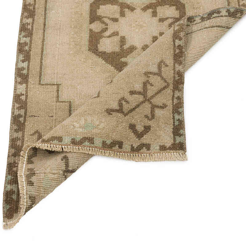 Vintage Turkish Hand-Knotted Rug - 1' 8" x 3' 1" (20" x 37") - K0075073