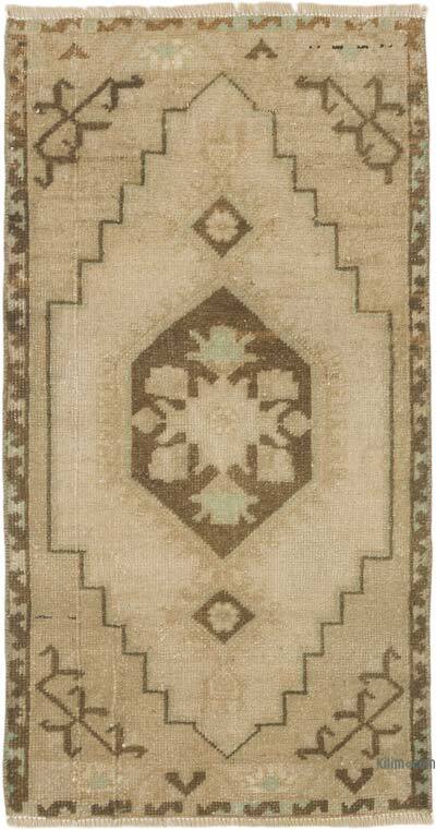 El Dokuma Vintage Halı - 50 cm x 95 cm