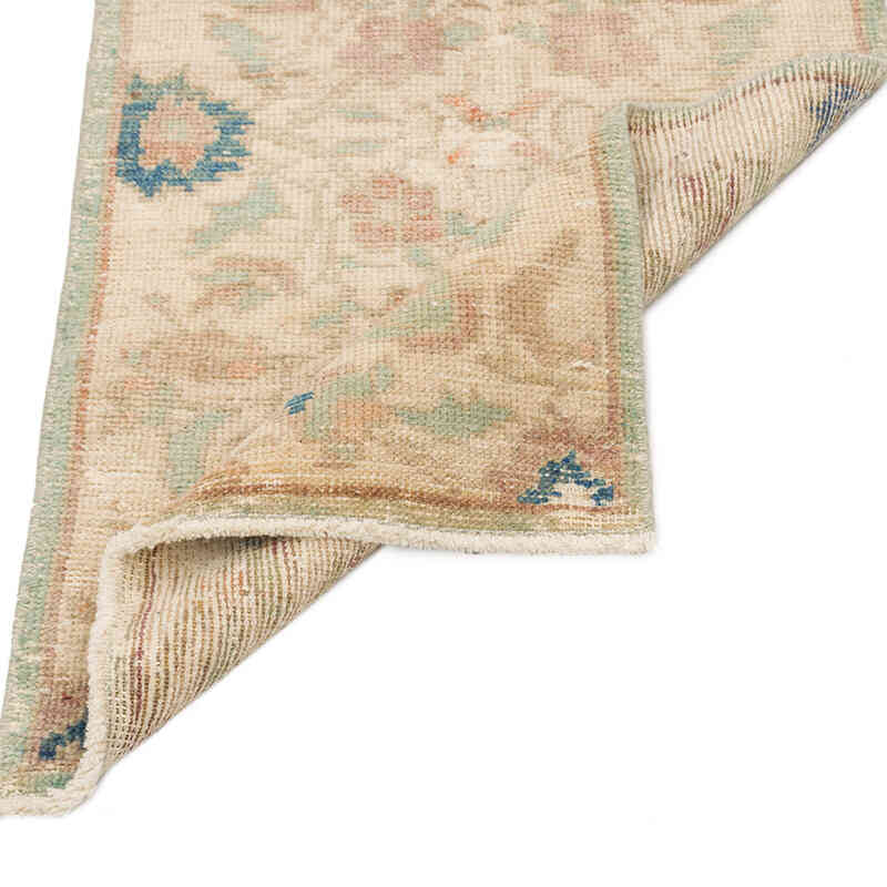 El Dokuma Vintage Halı - 52 cm x 99 cm - K0075082