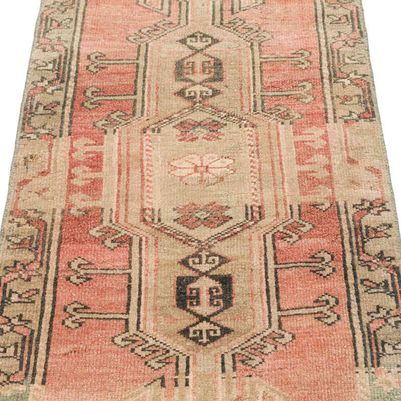 Alfombra Vintage Turca Anudada a Mano - 51 cm x 100 cm - K0075087