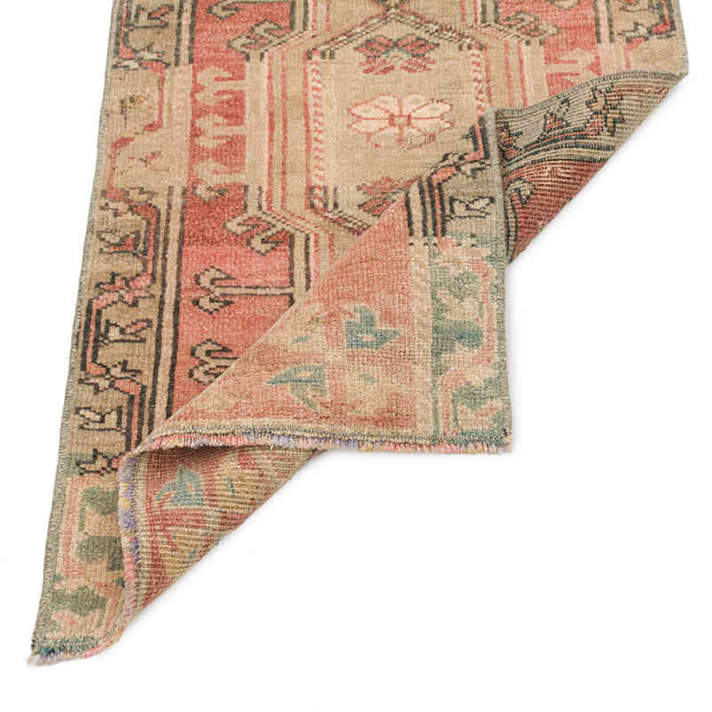 Alfombra Vintage Turca Anudada a Mano - 51 cm x 100 cm - K0075087
