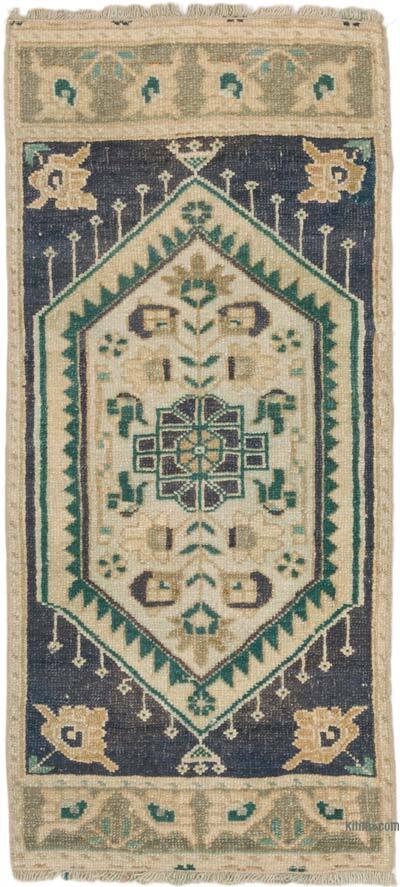 El Dokuma Vintage Halı - 47 cm x 97 cm