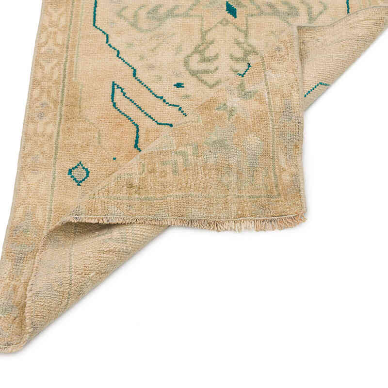 El Dokuma Vintage Halı - 59 cm x 125 cm - K0075091