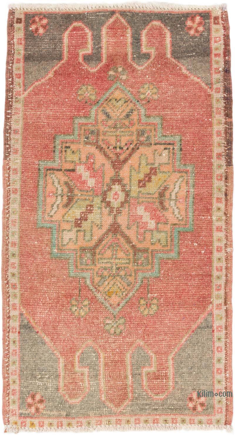 Vintage Turkish Hand-Knotted Rug - 1' 9" x 3' 1" (21" x 37") - K0075096