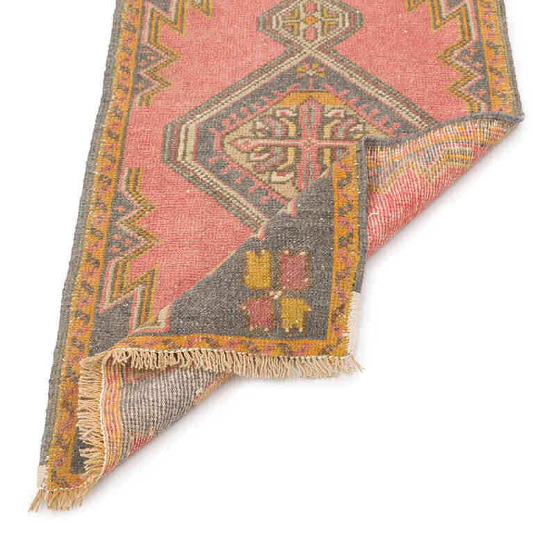 Vintage Turkish Hand-Knotted Rug - 1' 8" x 3' 1" (20" x 37") - K0075098