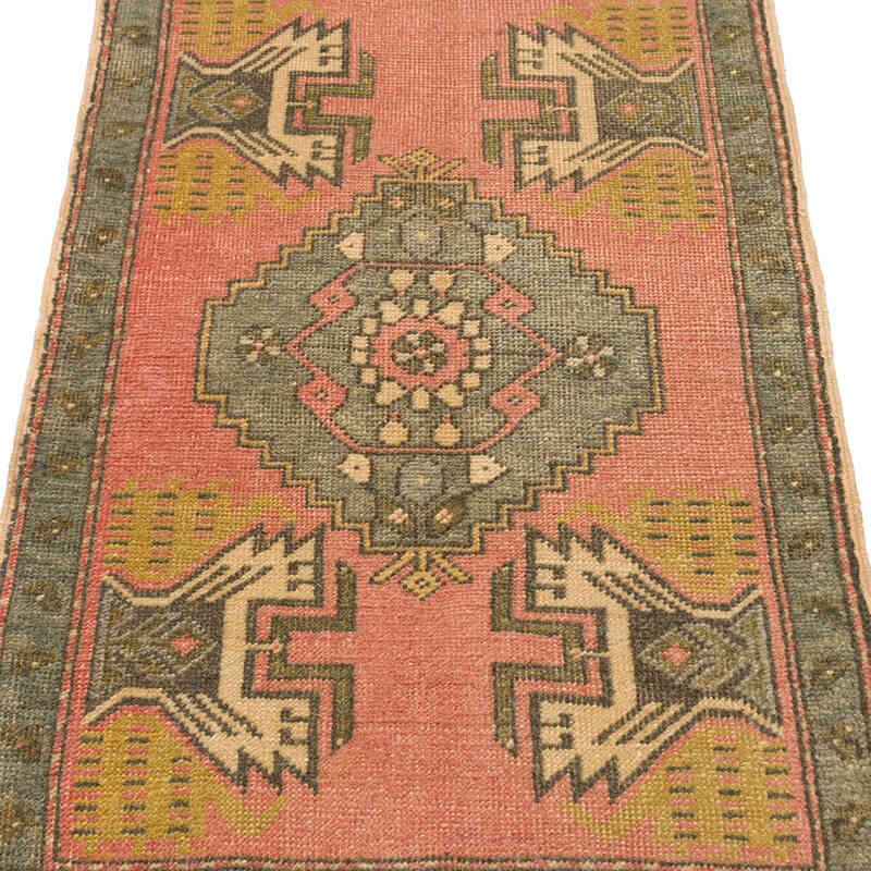 Vintage Turkish Hand-Knotted Rug - 1' 9" x 3' 1" (21" x 37") - K0075100