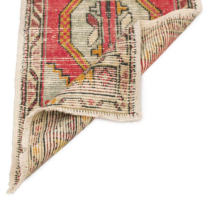 Vintage Turkish Hand-Knotted Rug - 1' 7" x 2' 11" (19" x 35") - K0075105