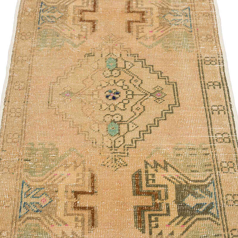 Vintage Turkish Hand-Knotted Rug - 1' 9" x 3' 5" (21" x 41") - K0075106