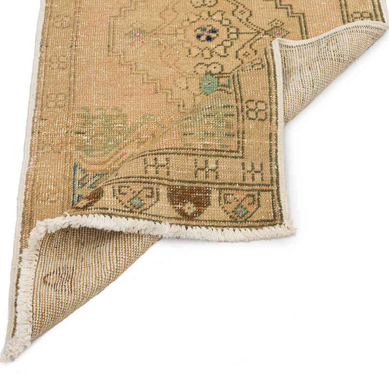 Vintage Turkish Hand-Knotted Rug - 1' 9" x 3' 5" (21" x 41") - K0075106