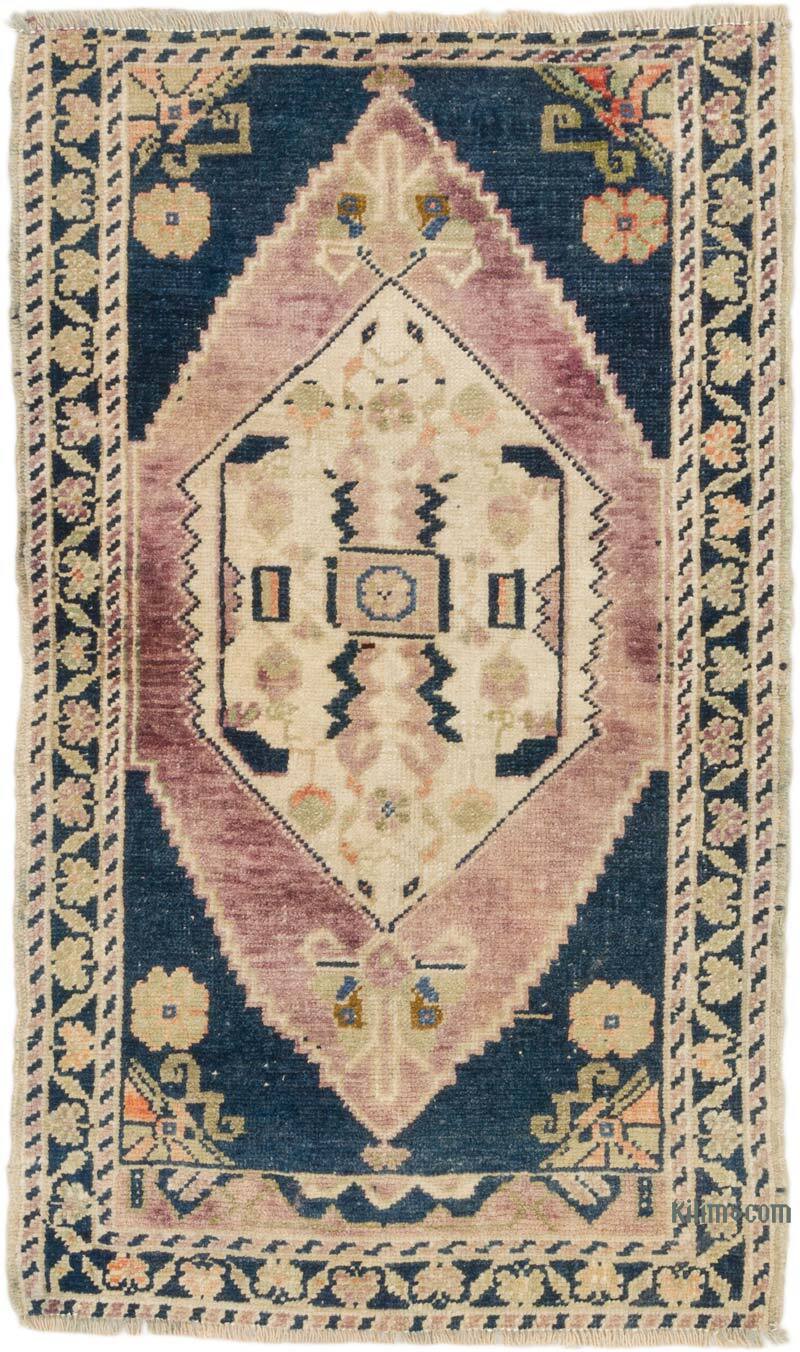 Vintage Turkish Hand-Knotted Rug - 1' 10" x 3' 2" (22" x 38") - K0075111