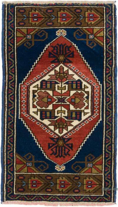 Alfombra Vintage Turca Anudada a Mano - 55 cm x 95 cm