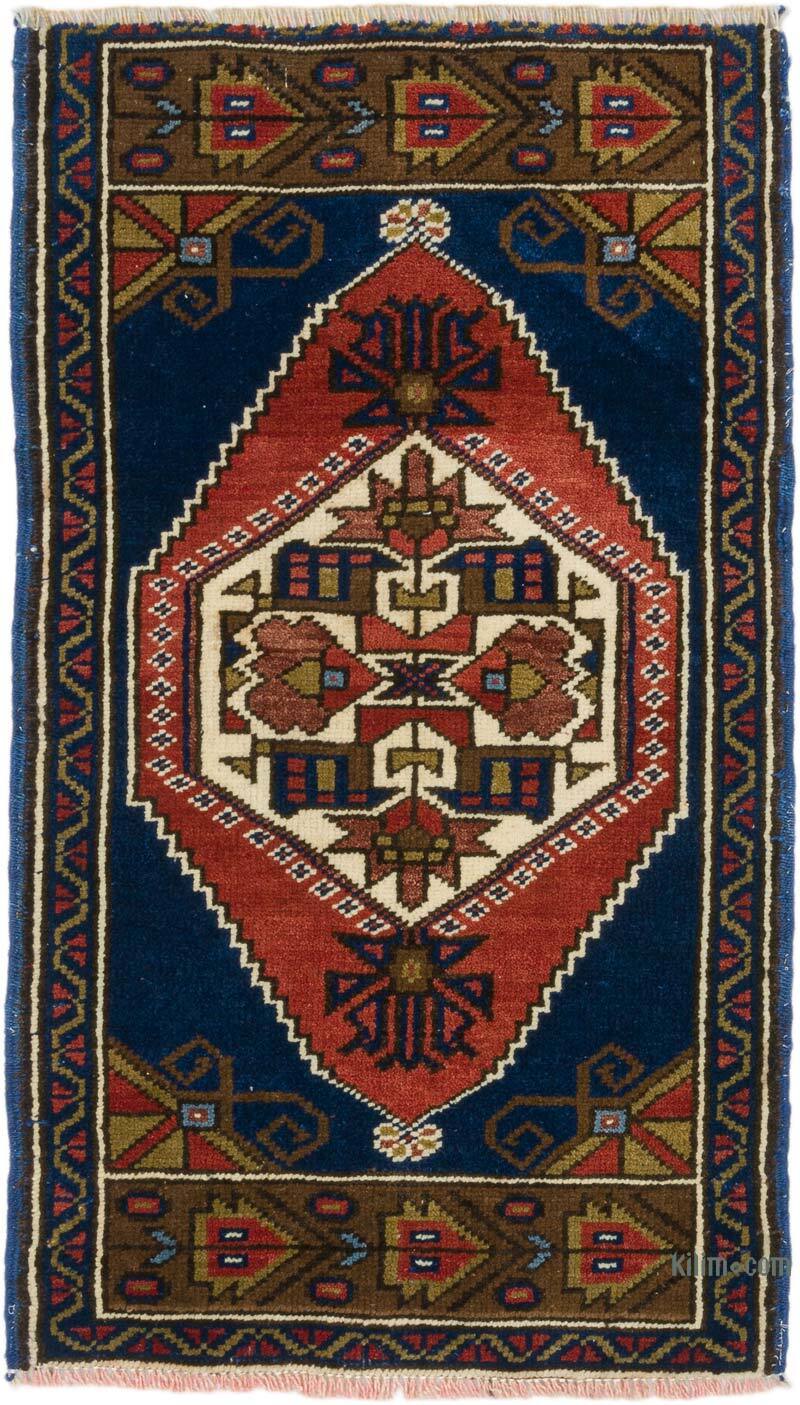 Vintage Turkish Hand-Knotted Rug - 1' 10" x 3' 1" (22" x 37") - K0075115