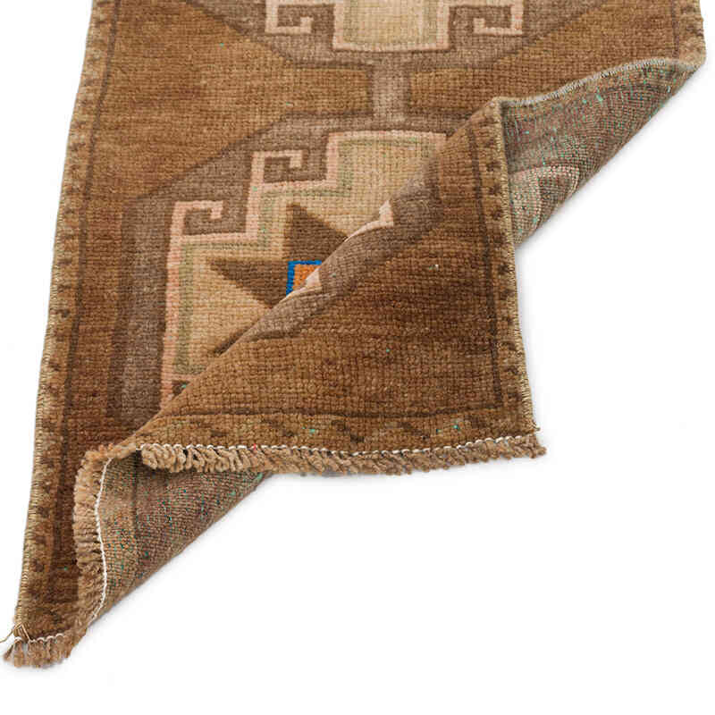 Alfombra Vintage Turca Anudada a Mano - 43 cm x 85 cm - K0075122