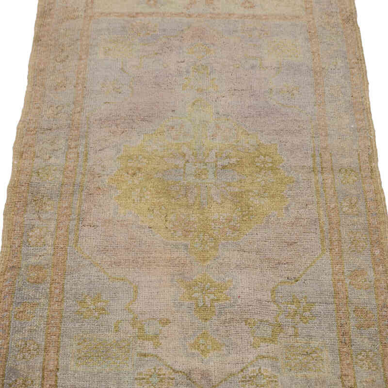 El Dokuma Vintage Halı - 50 cm x 101 cm - K0075123