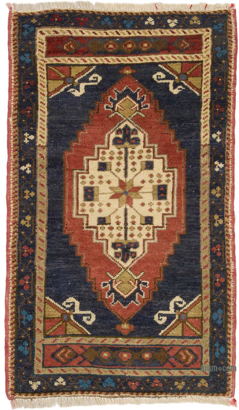 Vintage Turkish Hand-Knotted Rug - 1' 9" x 3' 1" (21" x 37") - K0075126