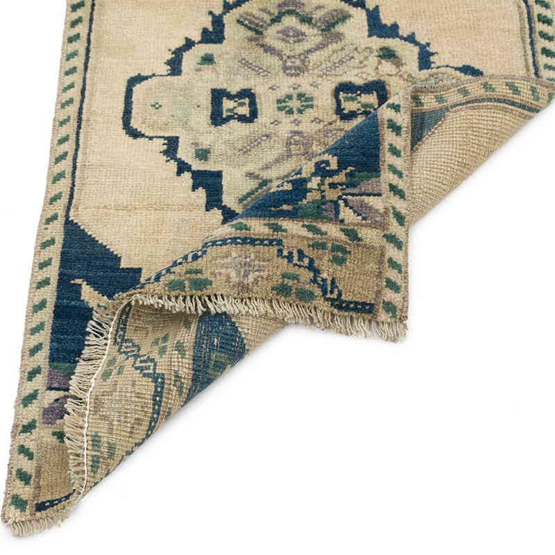 El Dokuma Vintage Halı - 48 cm x 67 cm - K0075132