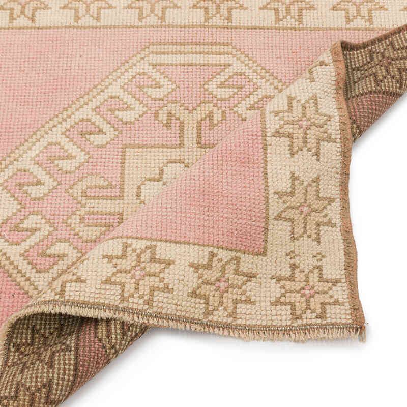 Alfombra Vintage Turca Anudada a Mano - 79 cm x 77 cm - K0075143